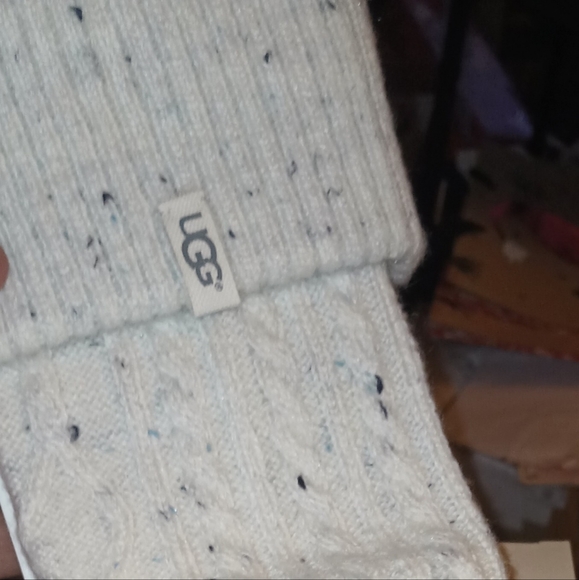 NWT UGG Cable Knit Boot Socks - Picture 2 of 10